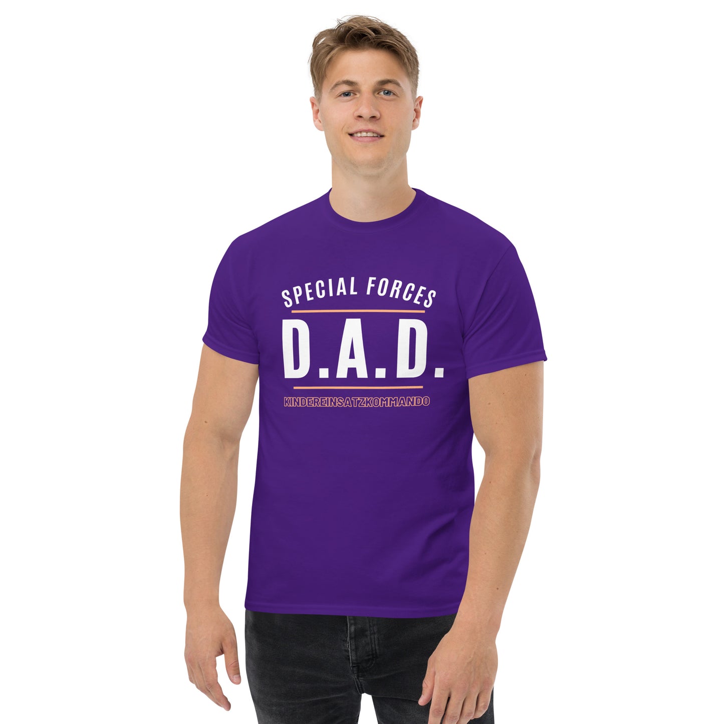 D.A.D. - Statement auf klassischem Herren-T-Shirt :-)