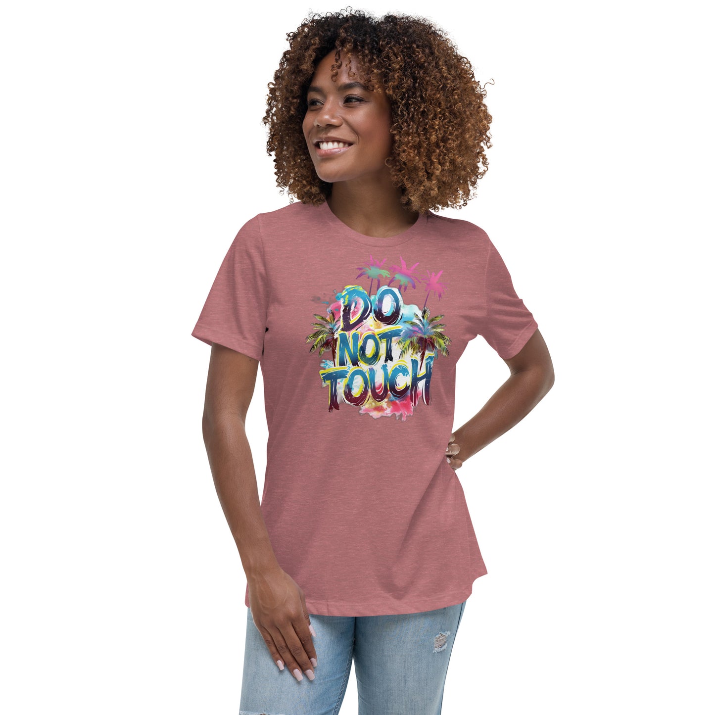 Lockeres Damen-T-Shirt mit starkem Statement